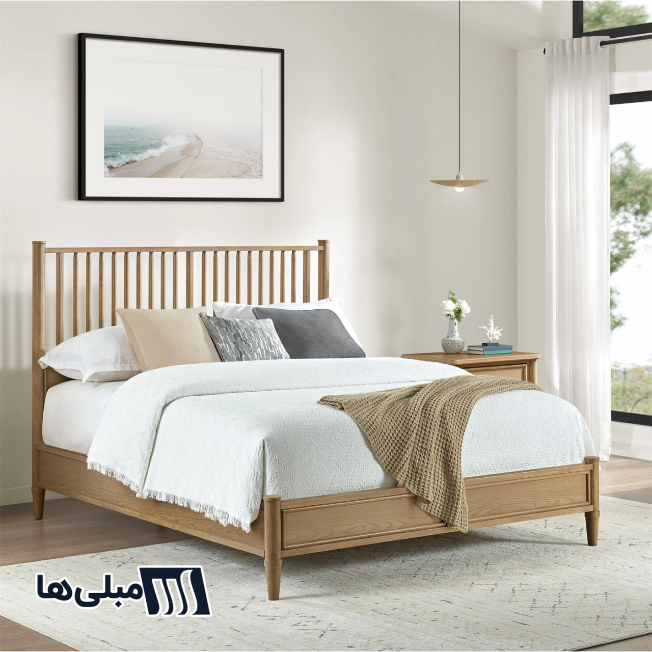 تخت خواب دونفره مدل سامارا