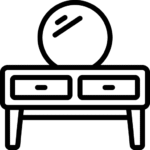 کنسول و آینه